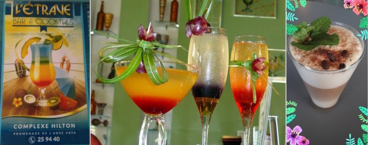 Tarifs - L'ÉTRAVE - Bar à cocktails, Café, Bar de nuit - Nouméa - Nouvelle-Calédonie